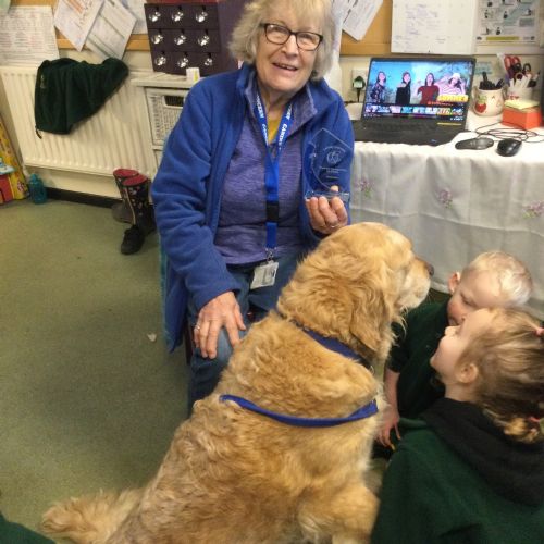 Fenn and his Trophy.